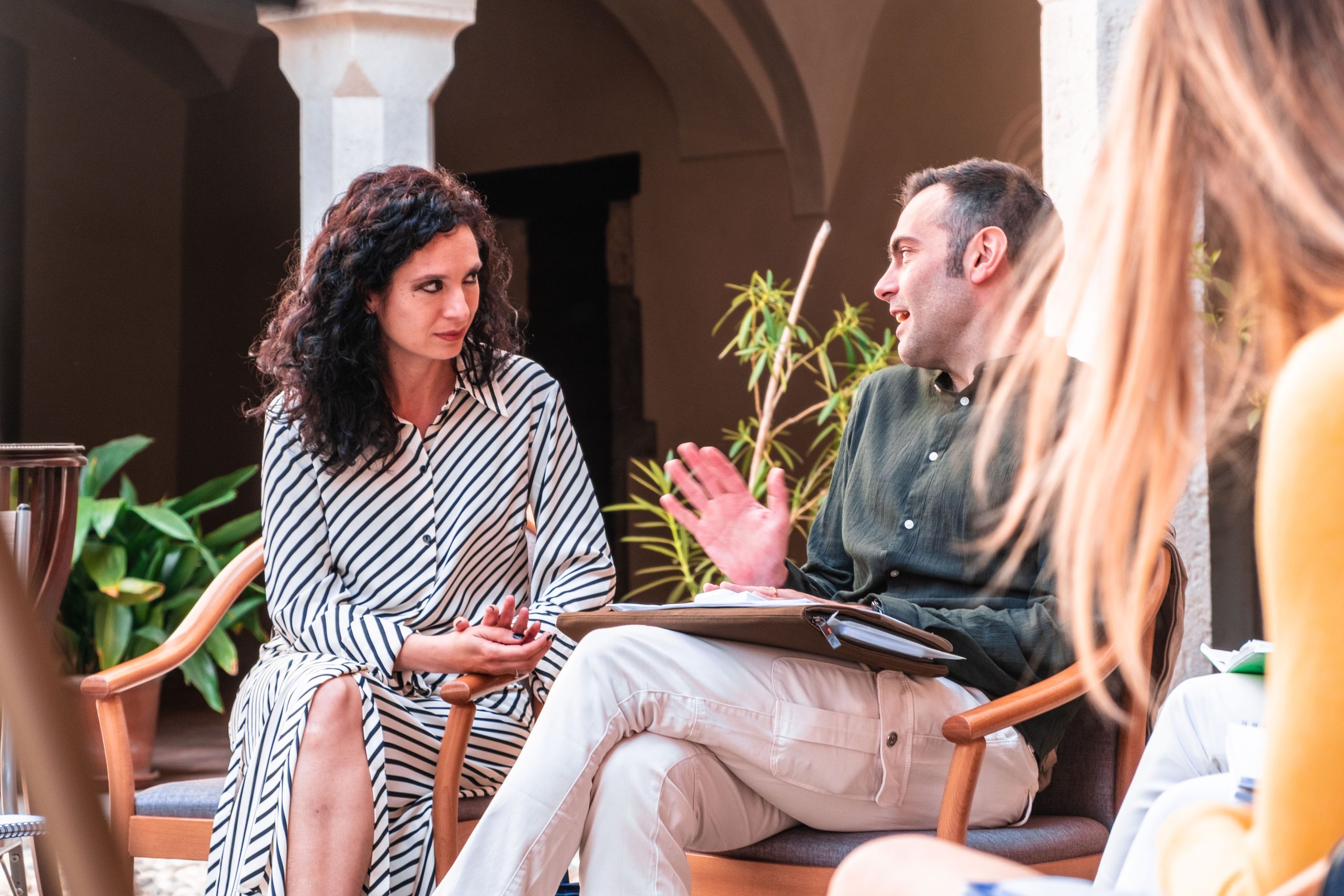 Natascia Pane in sessione di coaching